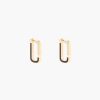 Jewelry Marc Jacobs | The J Marc Colorblock Flat Hoops Black Multi/Gold