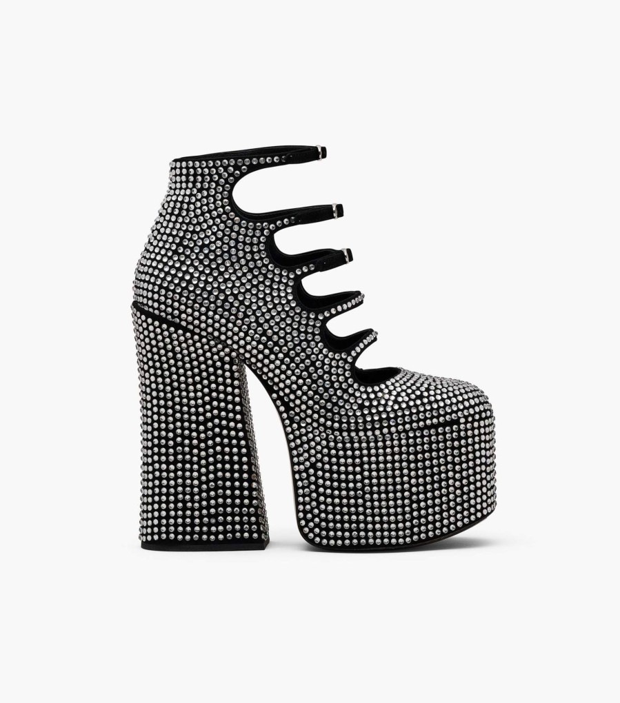 Shoes Marc Jacobs | The Rhinestone Kiki Ankle Boot Black/Crystal