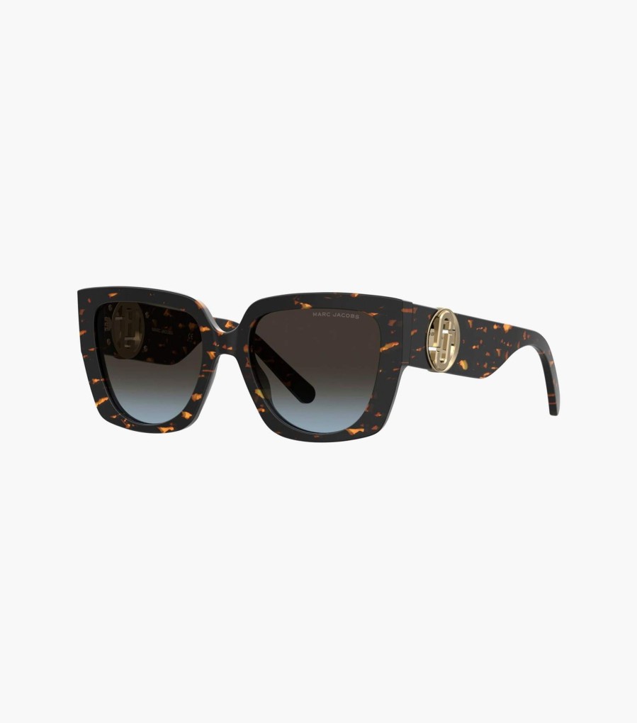 Accessories Marc Jacobs | The J Marc Square Cutout Sunglasses Havana