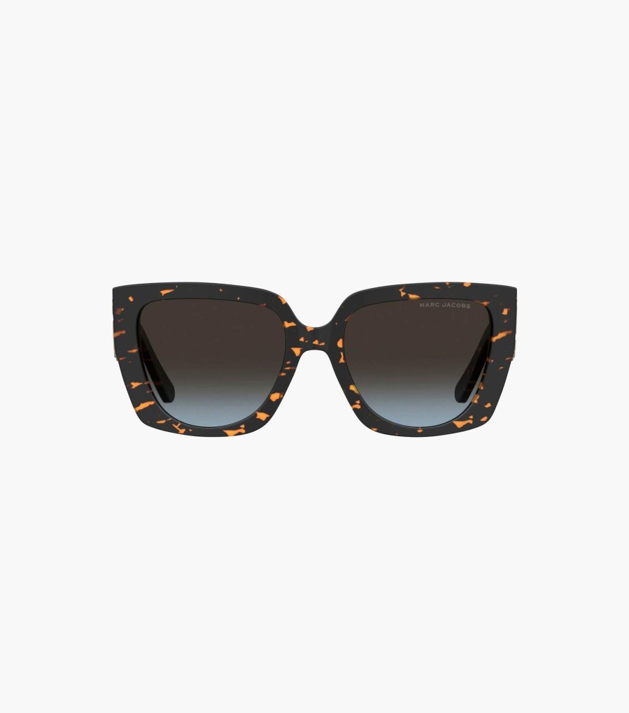 Accessories Marc Jacobs | The J Marc Square Cutout Sunglasses Havana