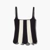 Ready To Wear Marc Jacobs | The Scuba Stripe Top Black/Ivory