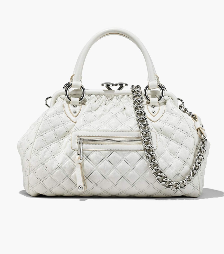 Bags Marc Jacobs | Re-Edition Quilted Leather Stam Bag Cloud White