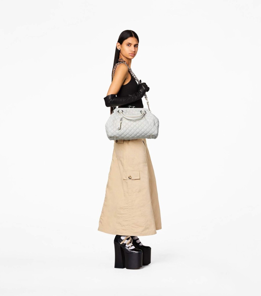 Bags Marc Jacobs | Re-Edition Quilted Leather Stam Bag Cloud White