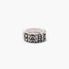 Jewelry Marc Jacobs | The Monogram Engraved Ring Aged Silver