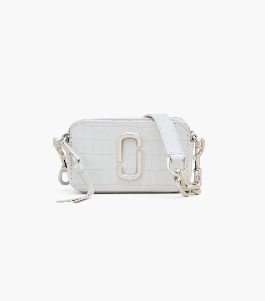 Bags Marc Jacobs | The Croc-Embossed Shoulder Snapshot Cotton