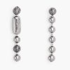 Jewelry Marc Jacobs | The Monogram Ball Chain Earrings Light Antique Silver