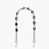 Accessories Marc Jacobs | The Heart Charm Chain Shoulder Strap Black/Silver