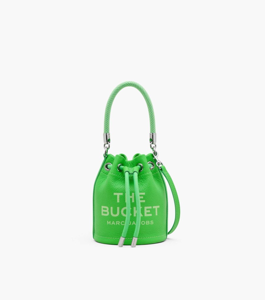 Bags Marc Jacobs | The Leather Mini Bucket Bag Apple