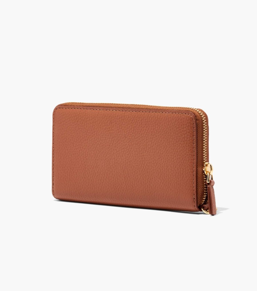 Wallets Marc Jacobs | The Leather Continental Wallet Argan Oil