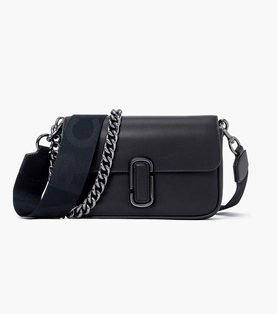 Bags Marc Jacobs | The J Marc Shoulder Bag Black/Gunmetal