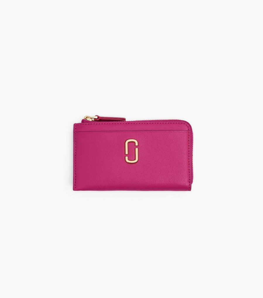 Wallets Marc Jacobs | The J Marc Top Zip Multi Wallet Lipstick Pink