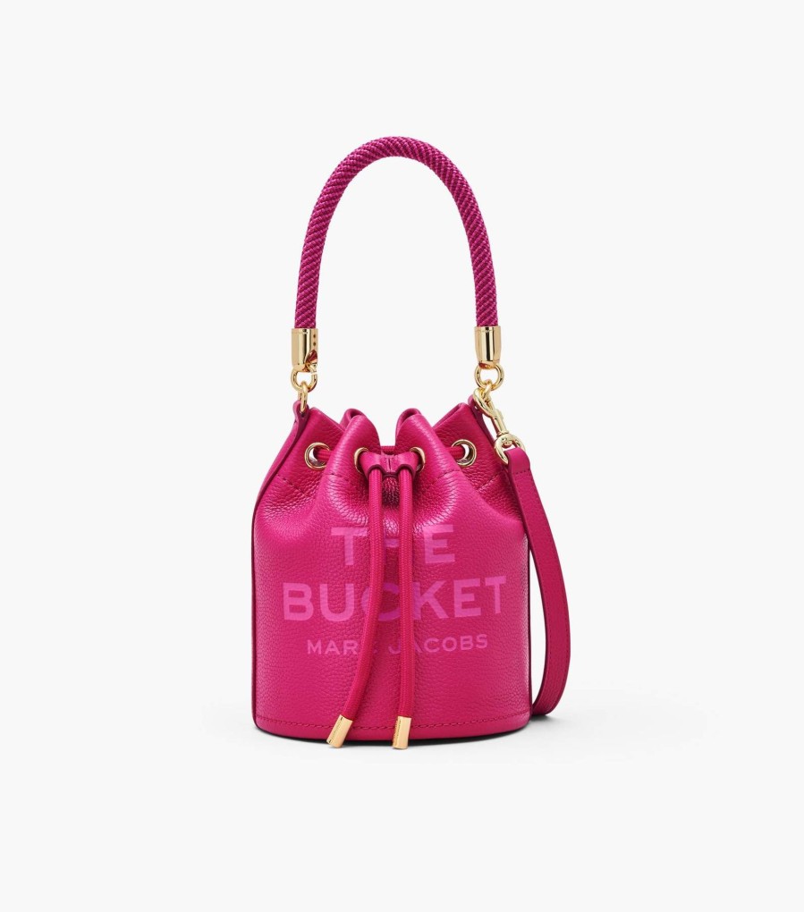 Bags Marc Jacobs | The Leather Bucket Bag Lipstick Pink