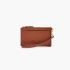 Wallets Marc Jacobs | The Leather Top Zip Wristlet Argan Oil