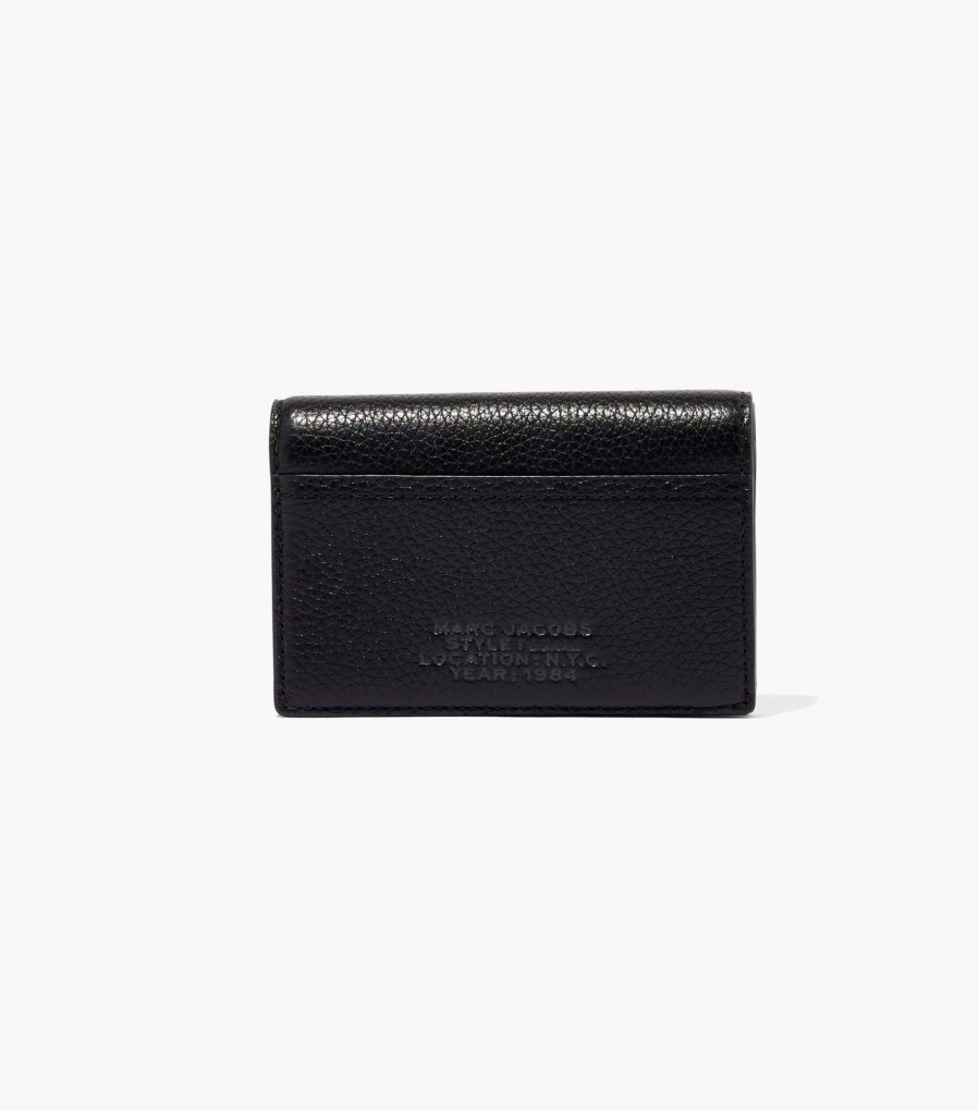 Wallets Marc Jacobs | The Leather Small Bifold Wallet Black