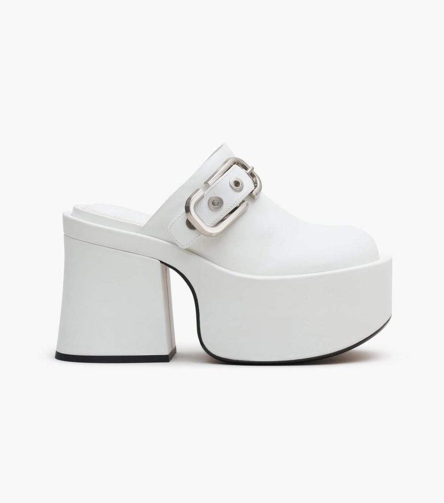 Shoes Marc Jacobs | The J Marc Leather Clog White