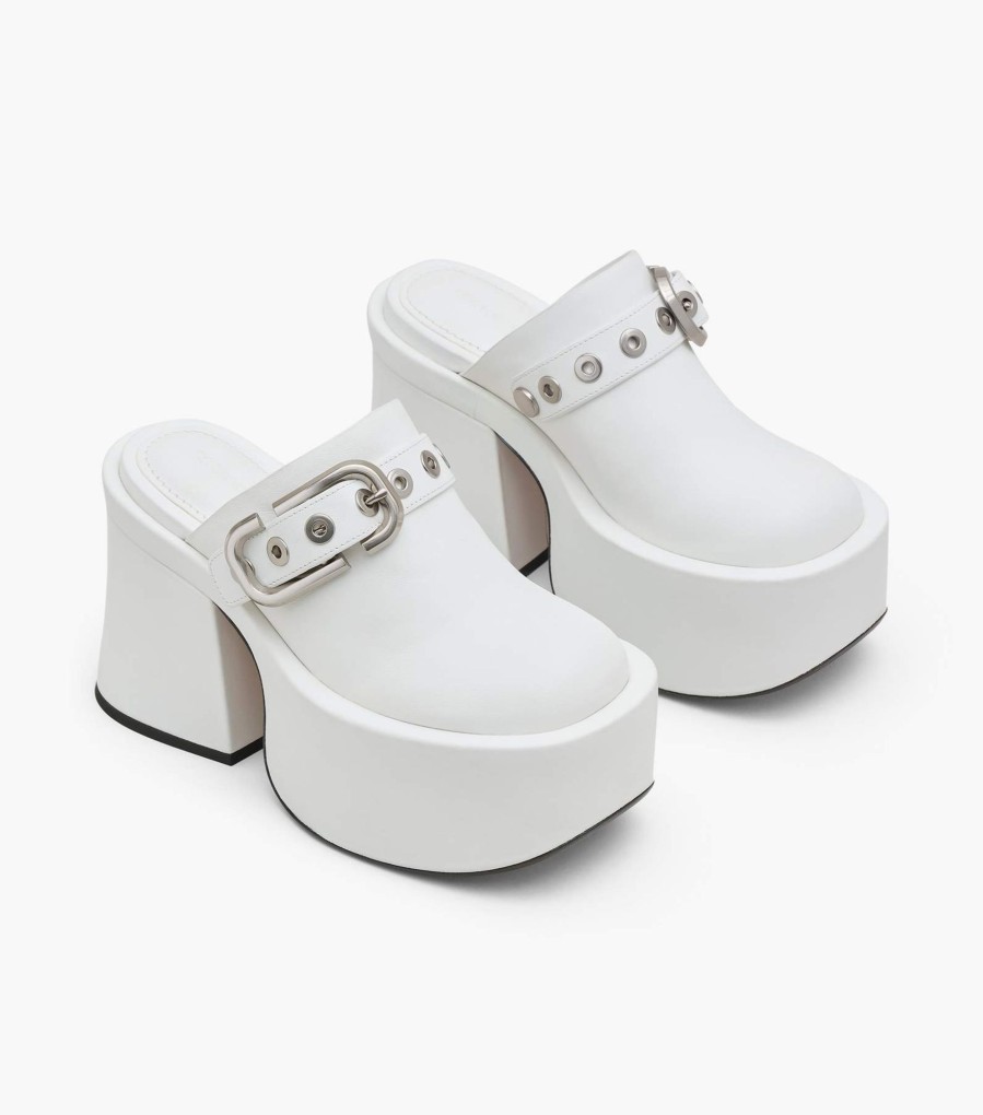 Shoes Marc Jacobs | The J Marc Leather Clog White