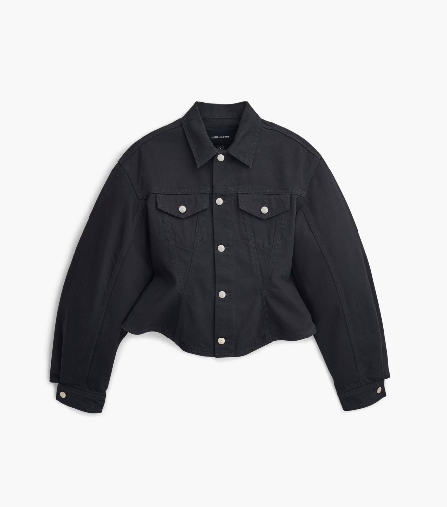 Ready To Wear Marc Jacobs | The Fluted Denim Jacket Black