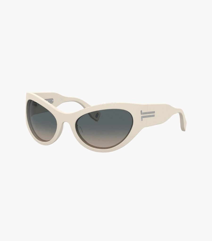 Accessories Marc Jacobs | The Icon Wrapped Sunglasses Ivory