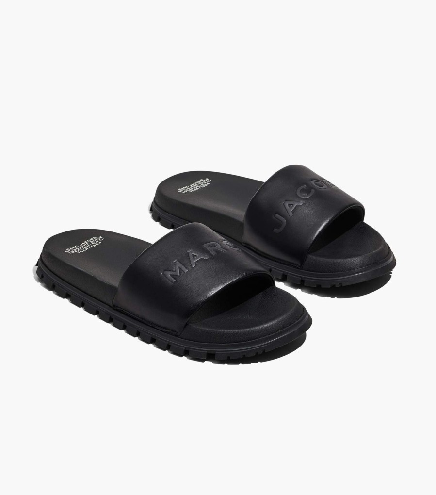 Shoes Marc Jacobs | The Leather Slide Black