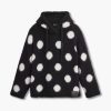 Ready To Wear Marc Jacobs | The Brushed Spots Knit Hoodie Black/White