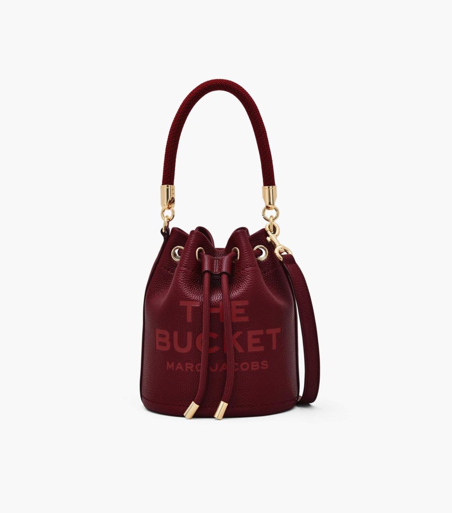 Bags Marc Jacobs | The Leather Bucket Bag Cherry