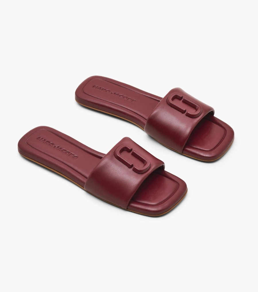 Shoes Marc Jacobs | The J Marc Leather Sandal Cherry