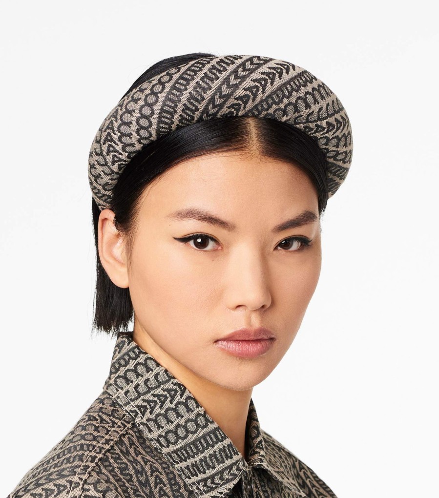 Accessories Marc Jacobs | The Monogram Headband Natural Jacquard