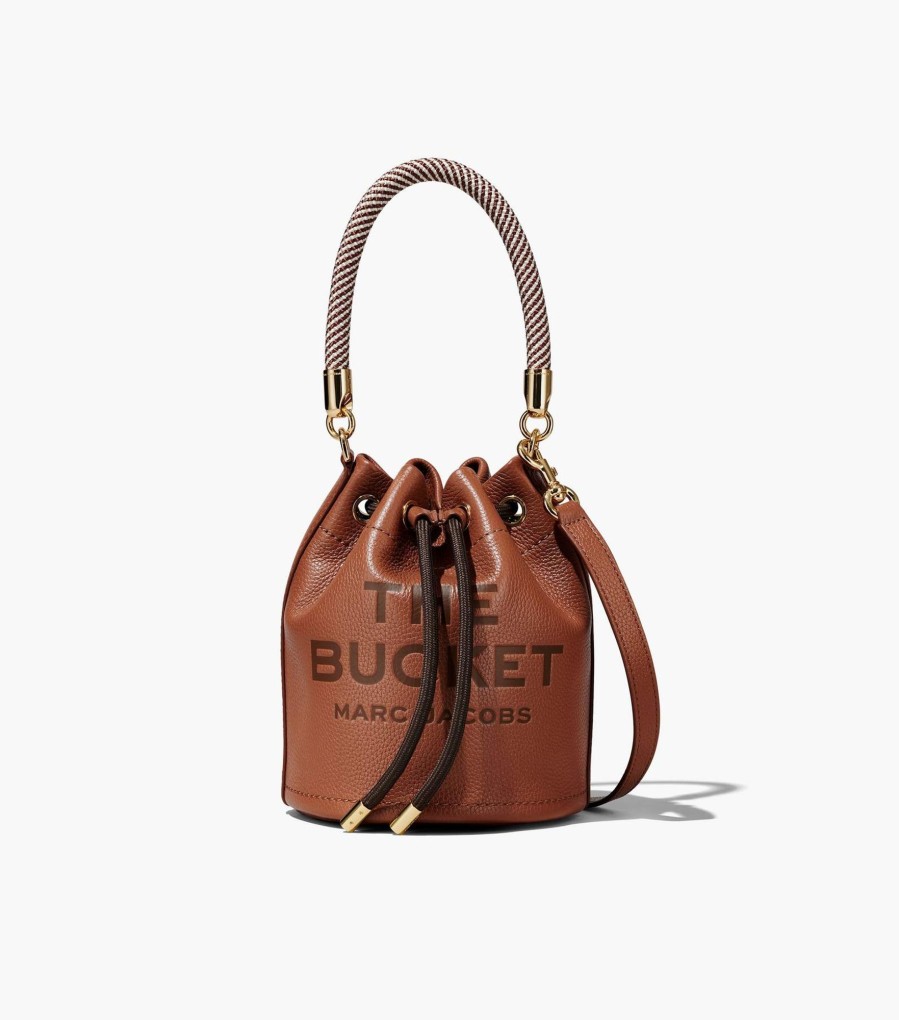 Bags Marc Jacobs | The Leather Bucket Bag Argan Oil