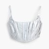 Ready To Wear Marc Jacobs | The Leather Bustier Silver