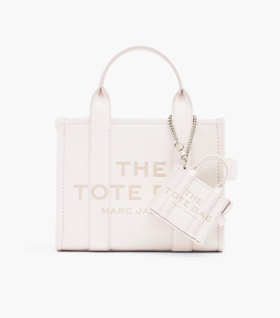 Accessories Marc Jacobs | The Nano Tote Bag Charm Cotton/Silver