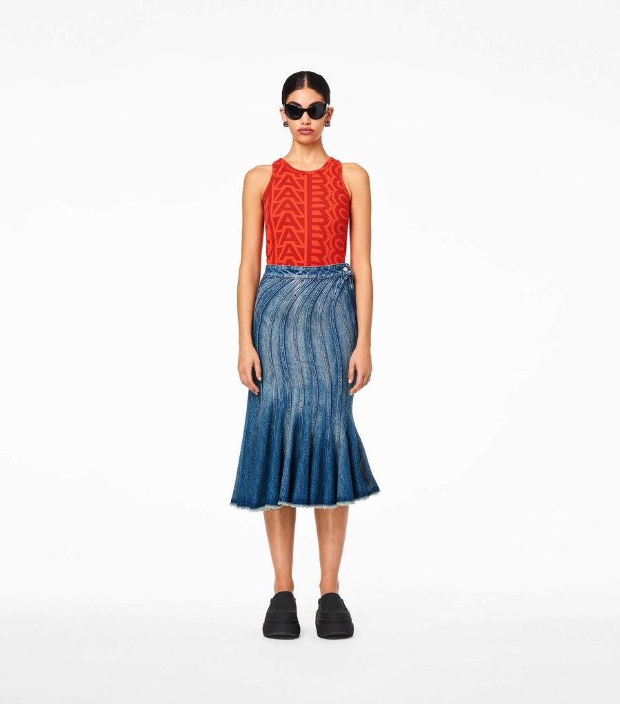 Ready To Wear Marc Jacobs | The Wave Denim Skirt Swell Denim