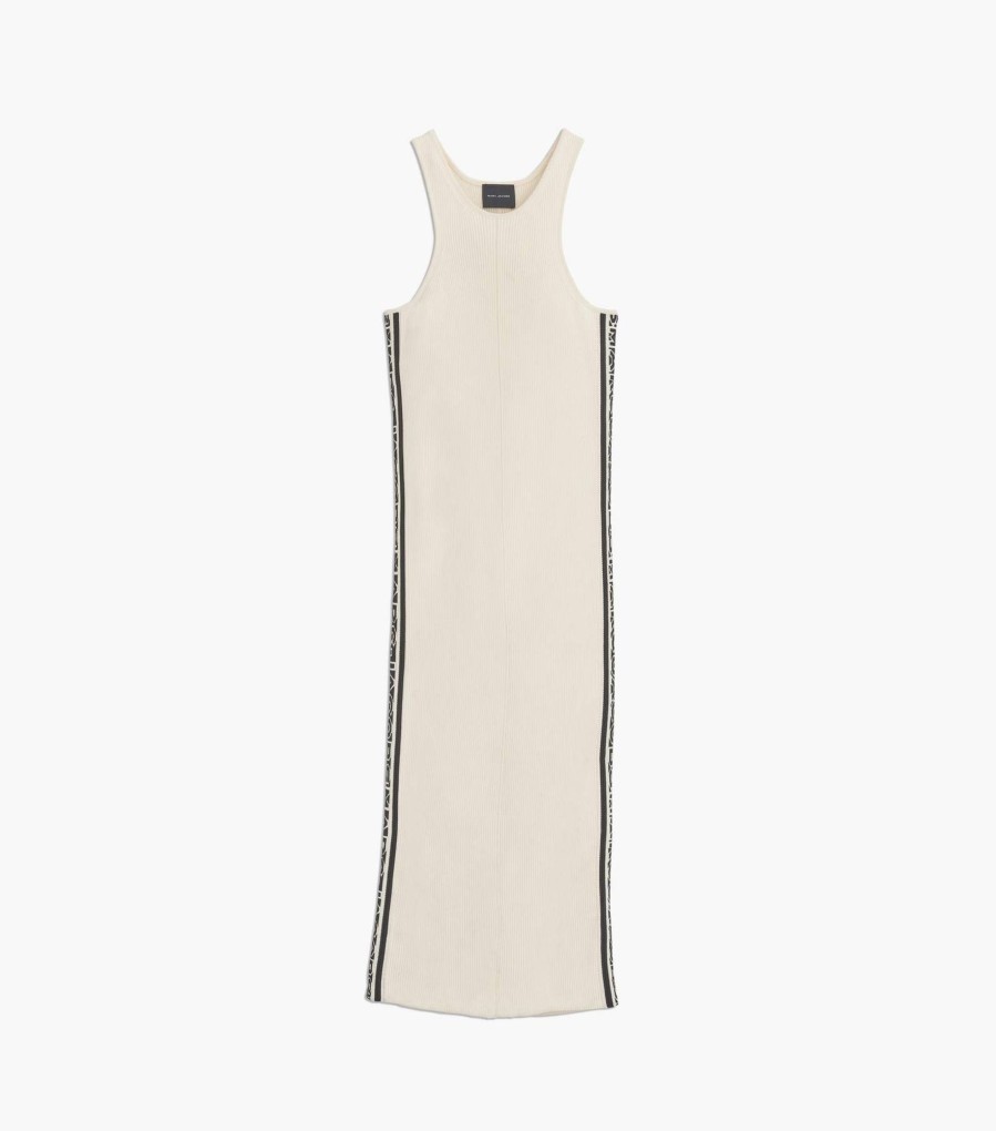 Ready To Wear Marc Jacobs | The Logo Racer Dress Ivory/Black