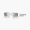 Accessories Marc Jacobs | The Square Mirrored Sunglasses White/Grey