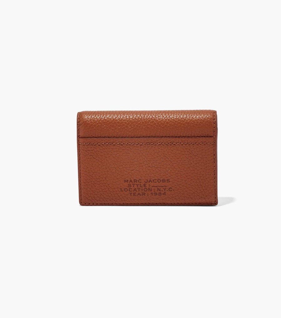 Wallets Marc Jacobs | The Leather Small Bifold Wallet Argan Oil