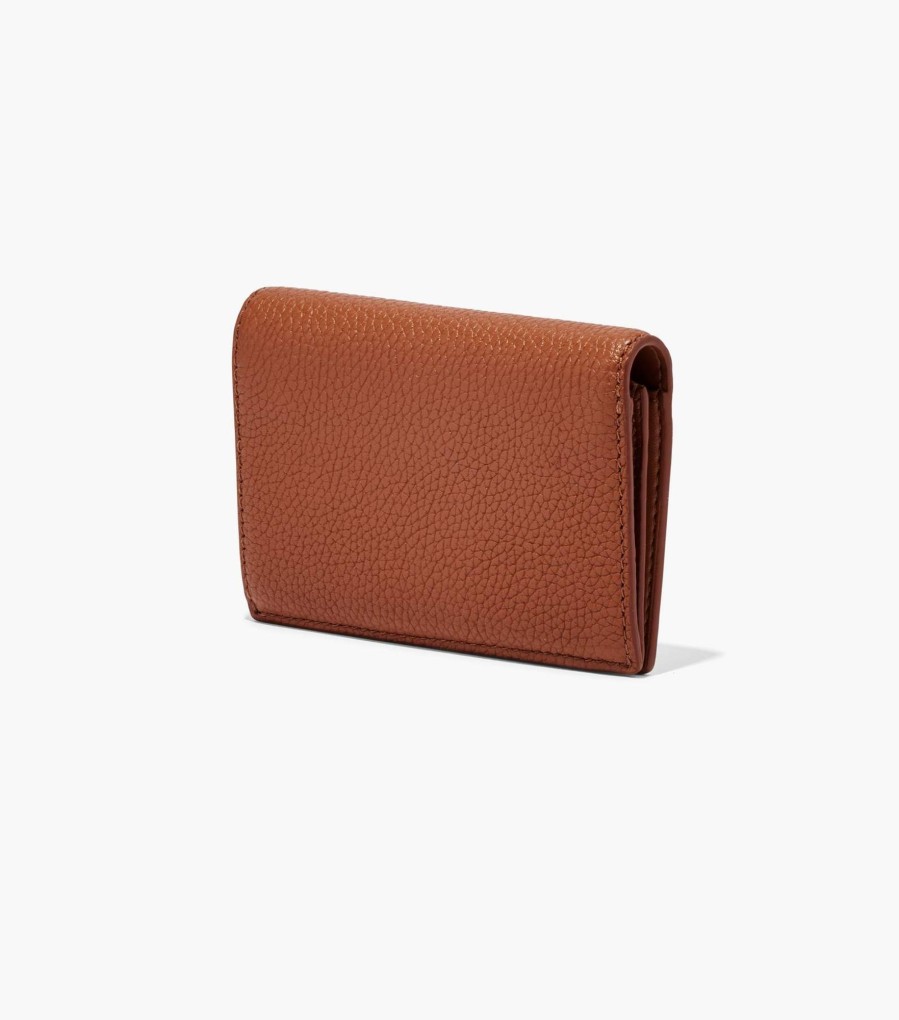 Wallets Marc Jacobs | The Leather Small Bifold Wallet Argan Oil