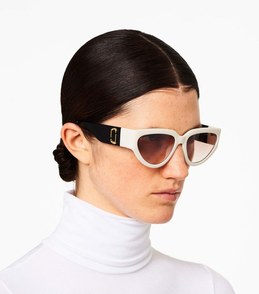 Accessories Marc Jacobs | J Marc Cat Eye Sunglasses White/Black