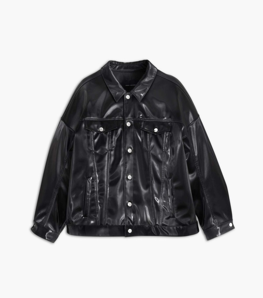 Ready To Wear Marc Jacobs | The Reflective Trucker Jacket Black