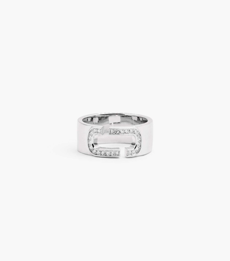 Jewelry Marc Jacobs | The J Marc Crystal Ring Crystal/Silver