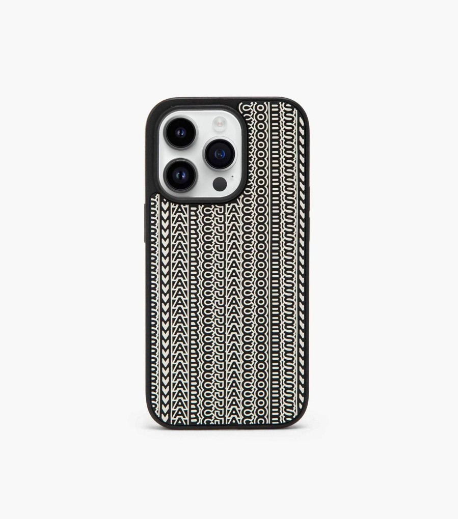 Accessories Marc Jacobs | The Monogram Iphone 14 Pro 3D Case Black/White