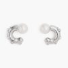 Jewelry Marc Jacobs | The Pearl Dot Hoops White/Silver