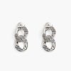 Jewelry Marc Jacobs | The Monogram Chain Link Earrings Light Antique Silver