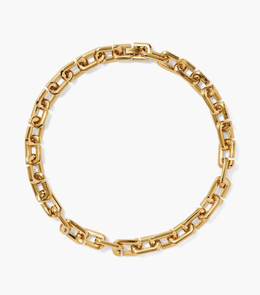 Jewelry Marc Jacobs | The J Marc Chain Link Necklace Gold