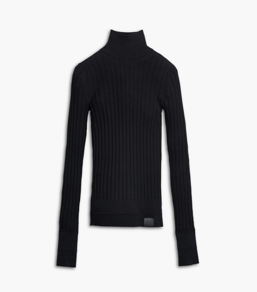 Ready To Wear Marc Jacobs | The Lightweight Ribbed Turtleneck Black