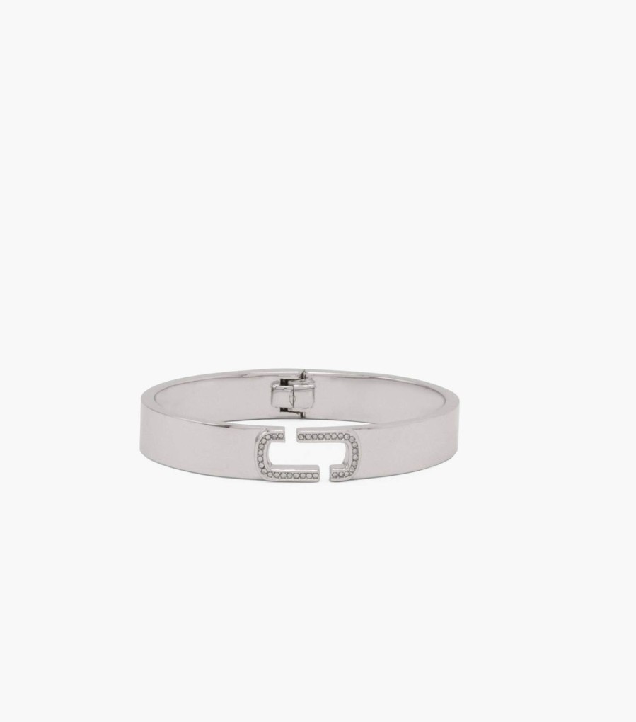 Jewelry Marc Jacobs | The J Marc Crystal Bangle Crystal/Silver